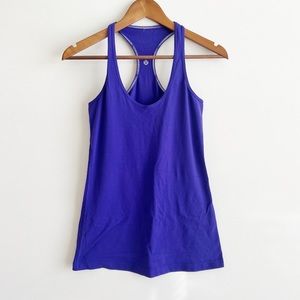 Lululemon Royal Purple Cool Racerback Workout Tank Top Size 6 or Small